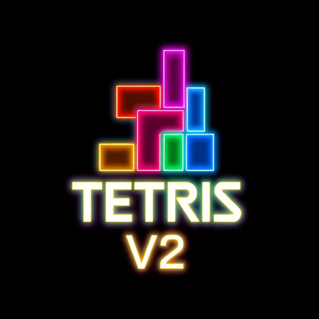 Neon Tetris Game